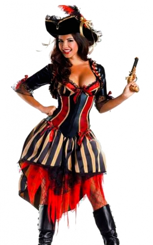 Aluguel de Fantasia Feminina de Pirata Valor Vila Prudente - Aluguel de Fantasia Feminina de Halloween