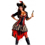 aluguel de fantasia feminina de pirata valor Mandaqui