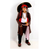 locar fantasia pirata feminina infantil Vila Augusta